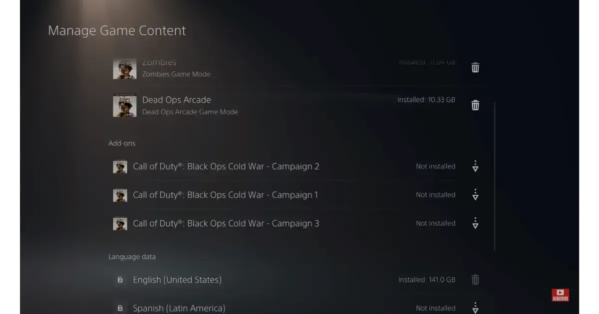 How to manage DLC or Add-Ons