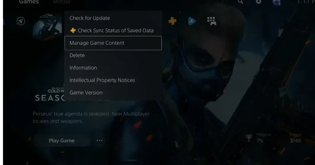 manage yours game content