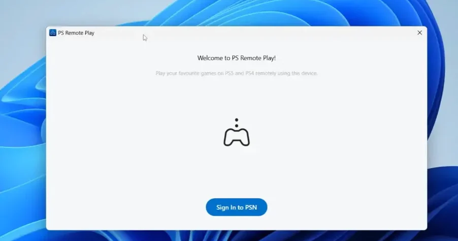 sign in to your PlayStation account
