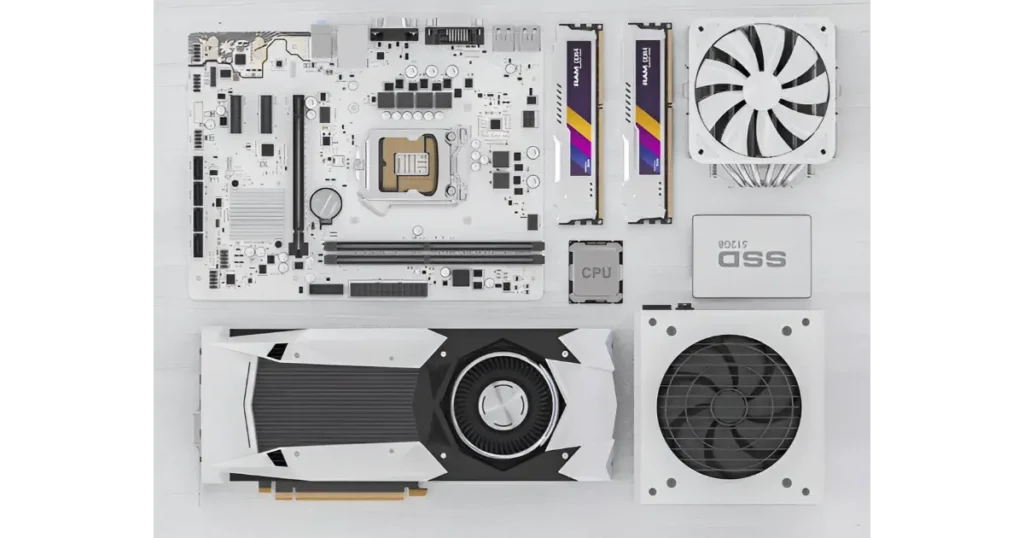 Gaming PC Weights by Components